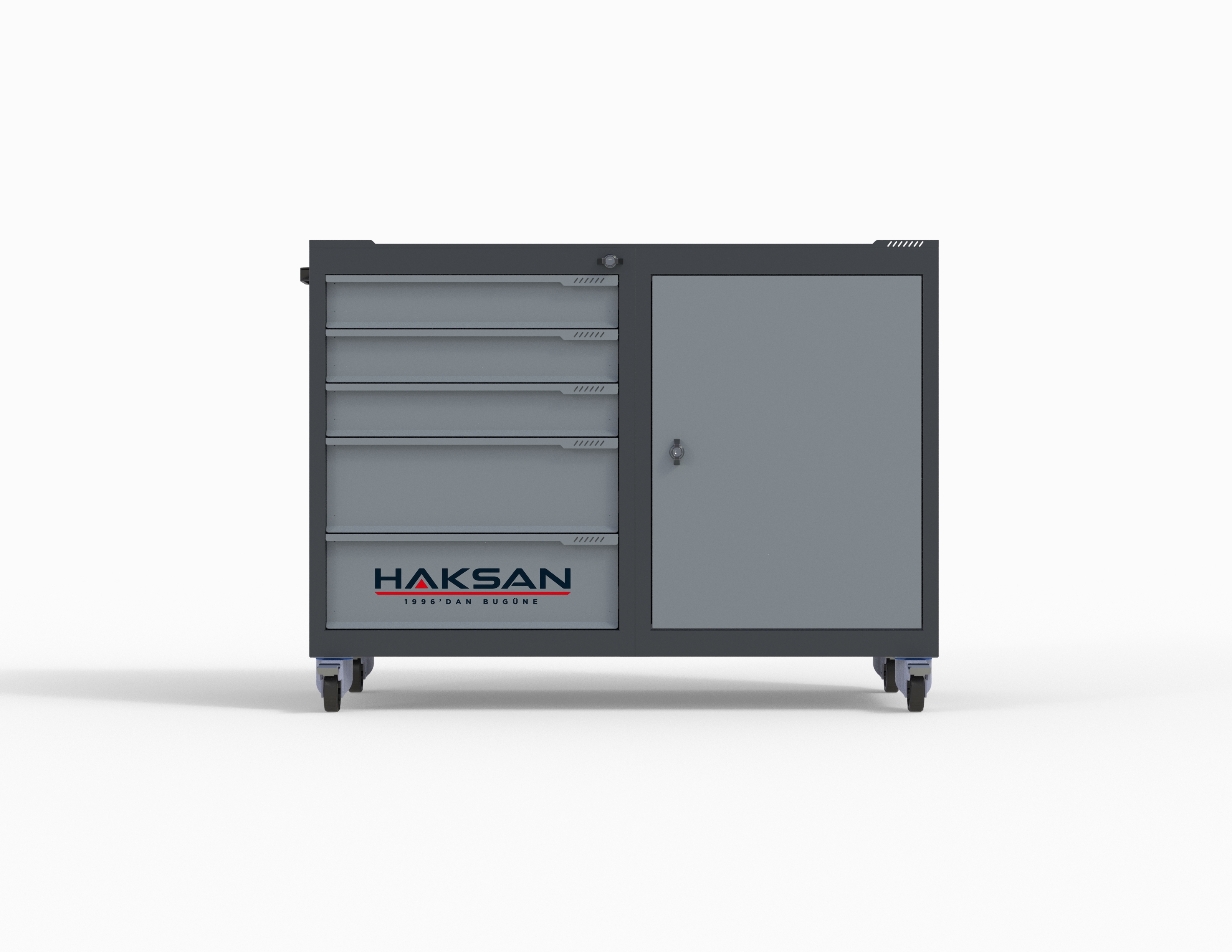 Pro 5 drawer cabinet tool trolley image 7